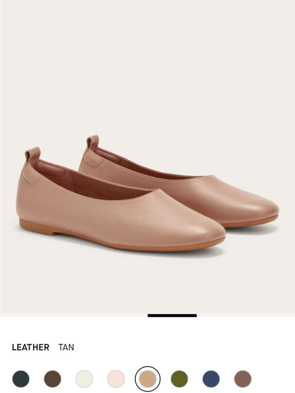 Everlane Day Glove Shoes in Tan size 6.5